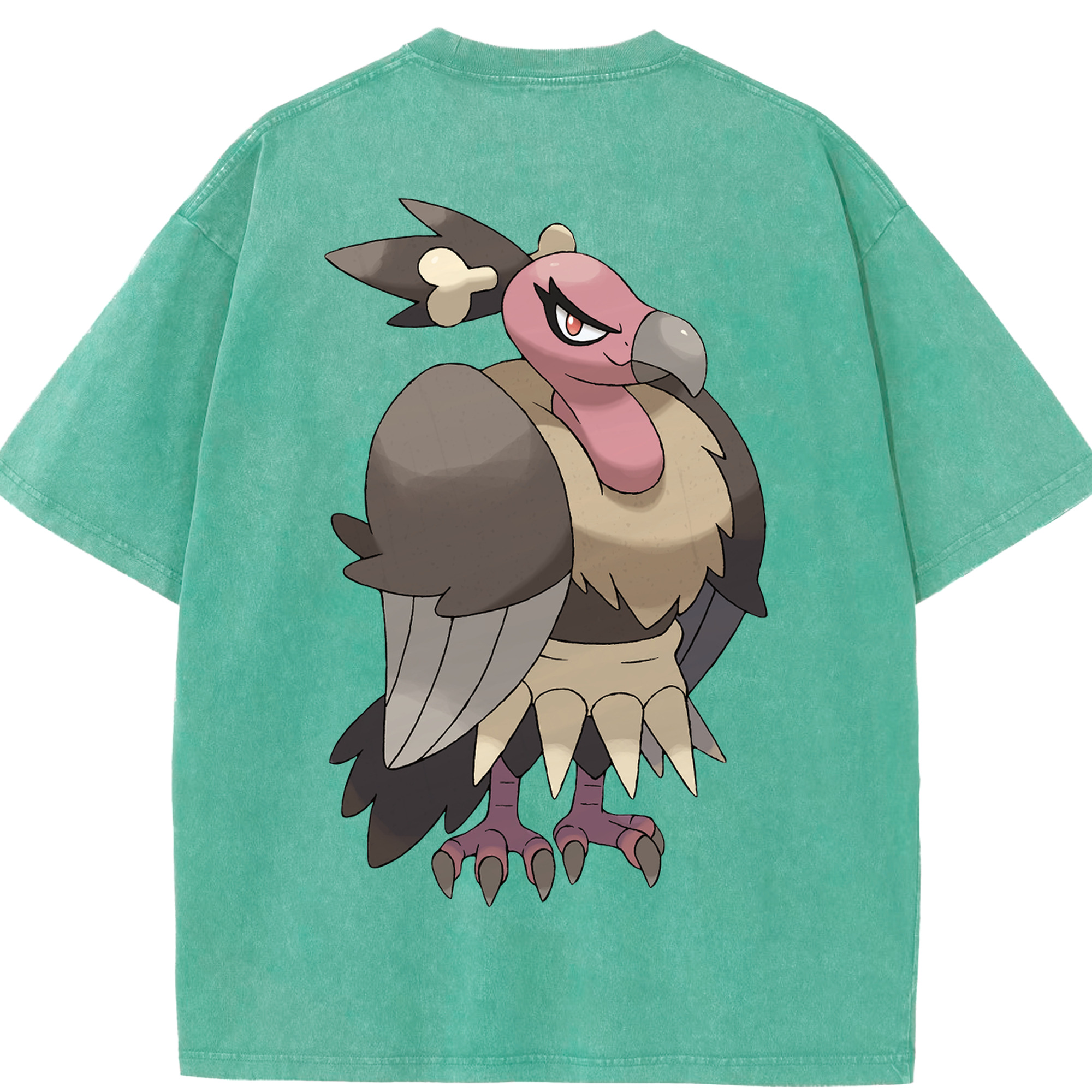 （画像用） ポケットモンスター Pokémon 綿100% ヴィンテージ風 半袖Tシャツ（背面プリント）